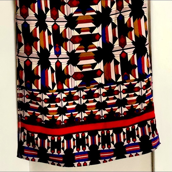 Zara Woman Skirt Geometric Print - Picture 4 of 6